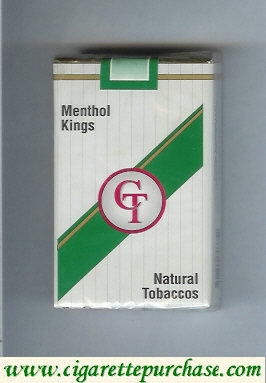 CT Menthol kings cigarettes